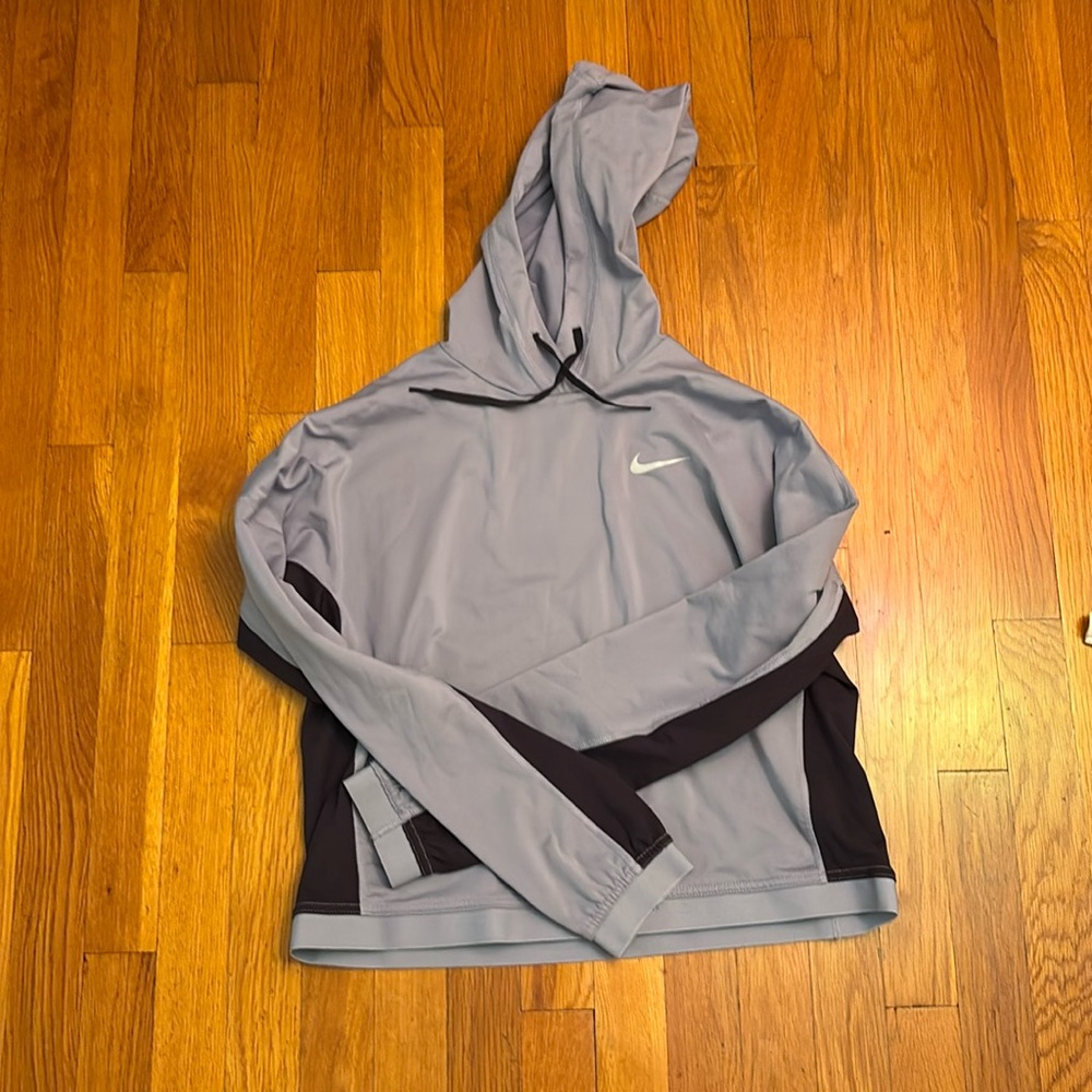Purple athletic nike hoodie